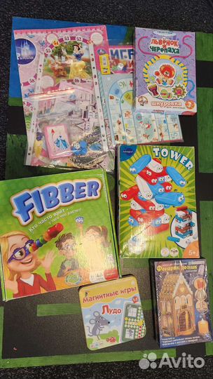 Детские настольные игры пакетом