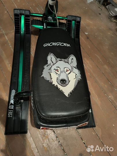 Детский снегокат (санки снегоход)