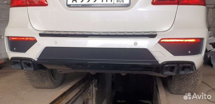 Бампер ml w166 оригинал