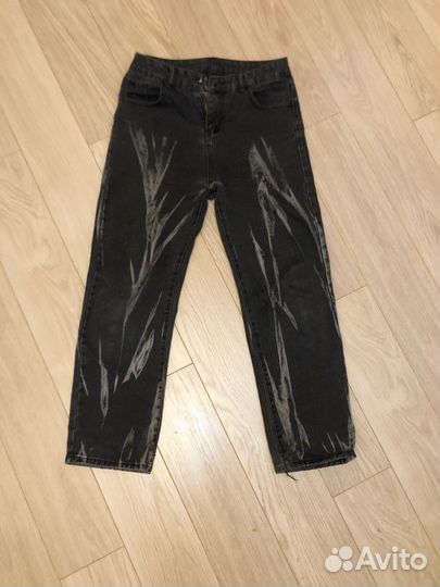 Джинсы черные y2k