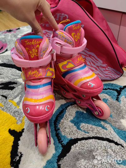 Роликовые коньки детские раздвижные