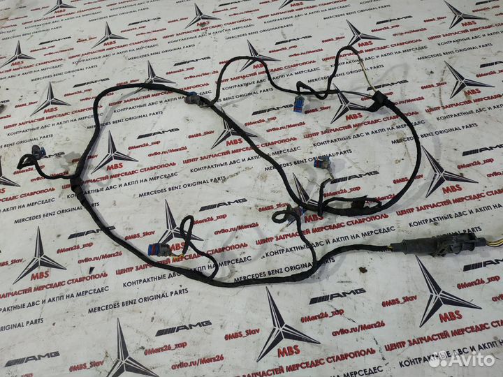 Проводка парктроников перед W211 Mercedes