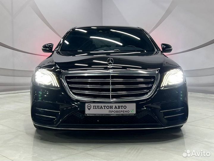 Mercedes-Benz S-класс 2.9 AT, 2018, 125 000 км