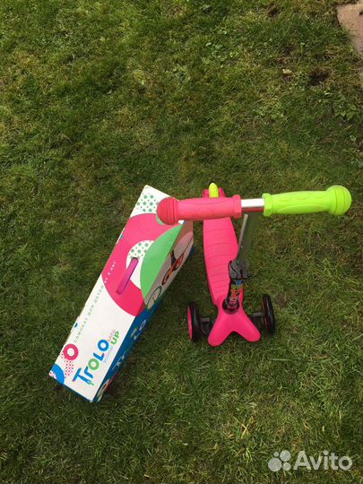 Самокат детский трех колесный trolo mini