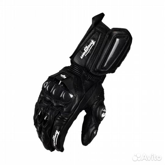 Мотоперчатки кожаные AFS10 черные