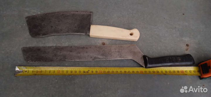 Топор для мяса, и нож для сыра СССР