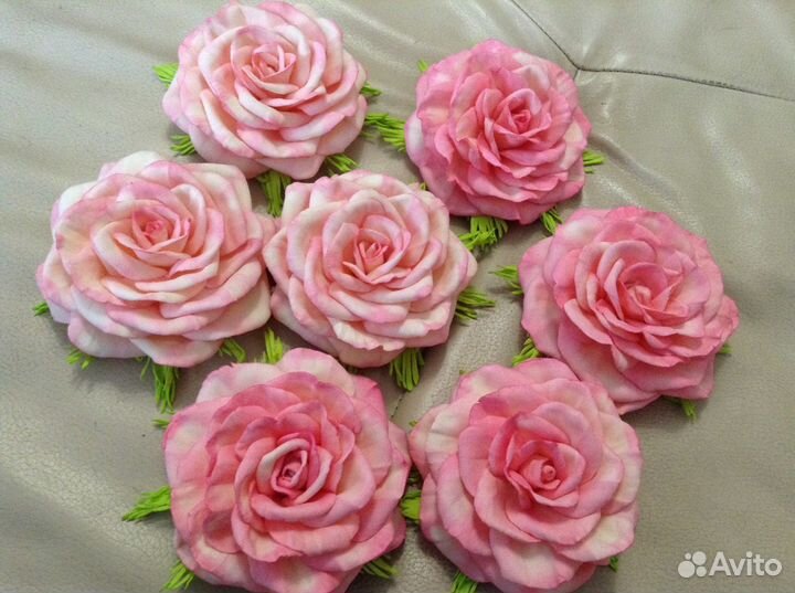 Для волос - аксессуары - розы, маки и другие цветы