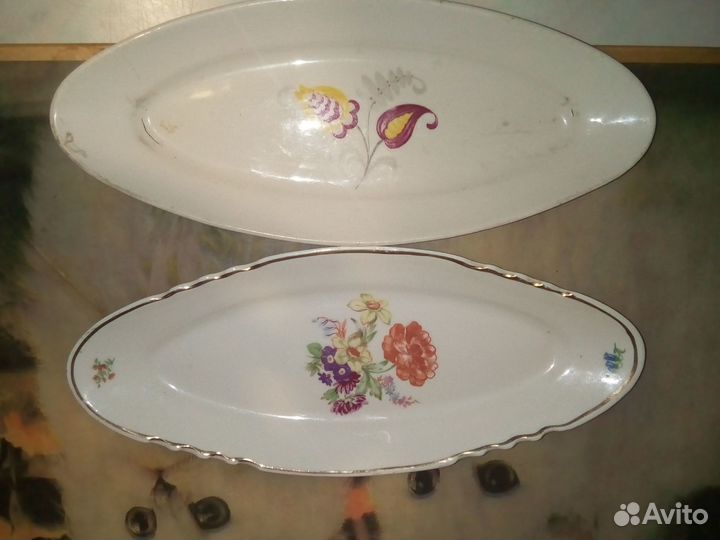 Селедочница СССР, сервировочное блюдо