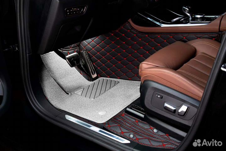 3D Коврики Audi Салон Багажник из Экокожи