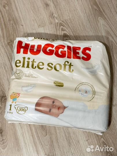 Подгузники huggies elite soft 1