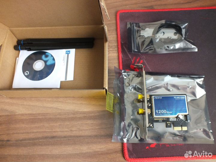 WiFi PCI карта с bluetooth, 2.4 и 5GHz новая