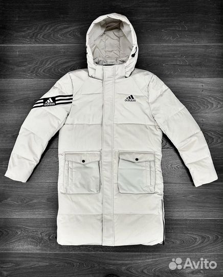 Пуховик мужской длинный adidas
