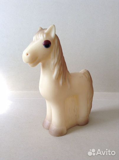 Резиновая игрушка СССР Лошадка