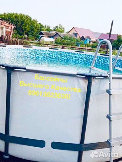 Каркасный бассейн 366 на 122 в Уфе