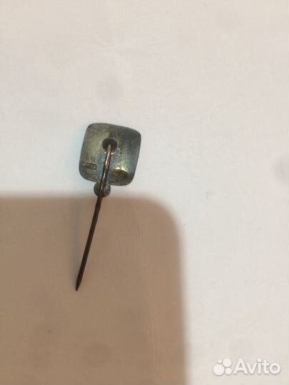 Герб Питера СССР серебро