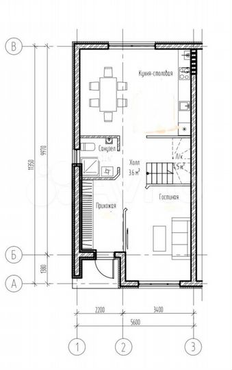 Таунхаус 175 м² на участке 2,5 сот.
