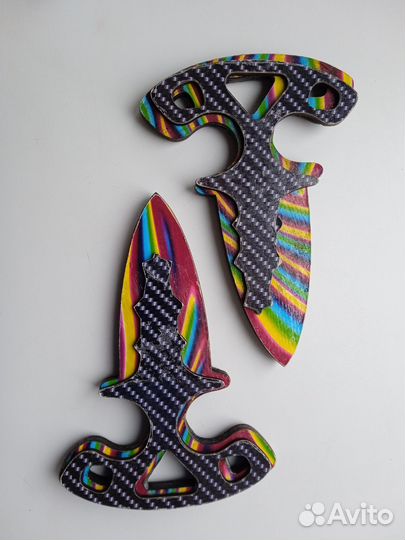 Тычковые ножи деревянные на каждую руку