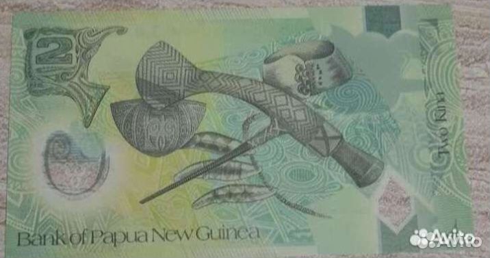 Банкнота Папуа-Новая Гвинея 2 кины. UNC