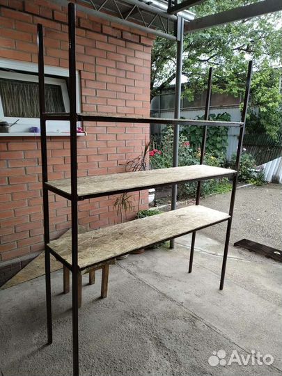 Стеллаж разборный металлический