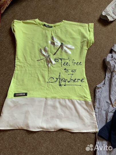 Одежда на девочку 9-10 лет пакетом