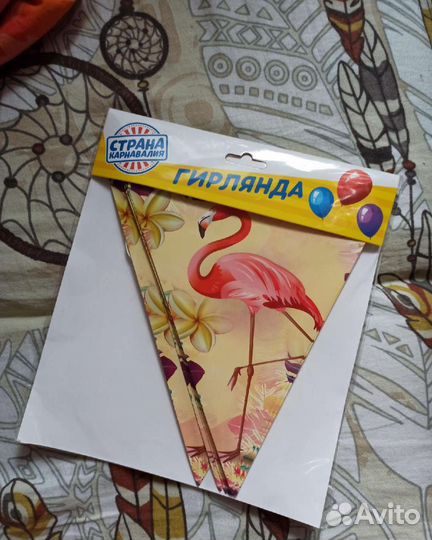 Гирлянда фламинго