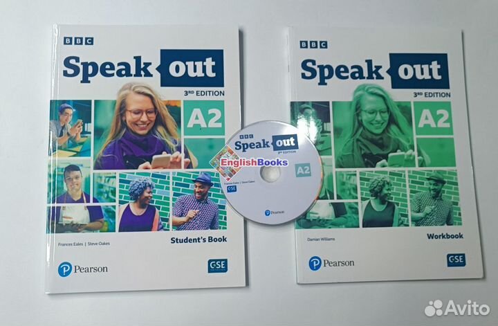 Speakout A2 3rd edition комплект (SB, WB, CD)