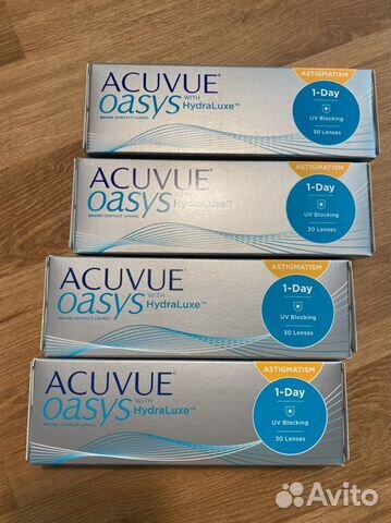 Линзы контактные acuvue oasys 1 day astigmatism