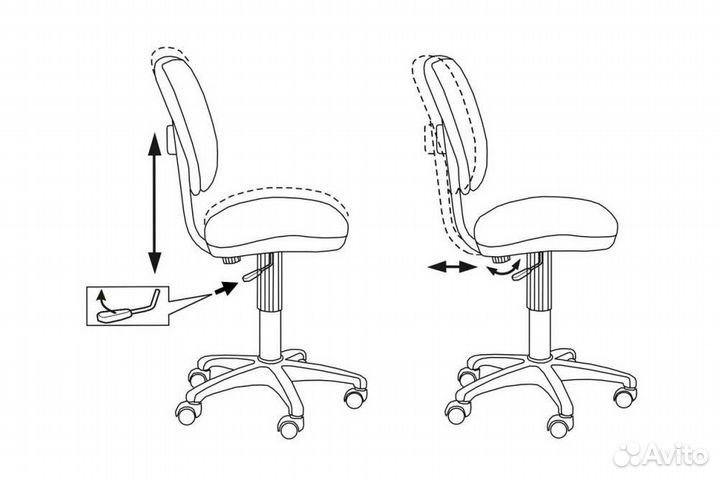 Кресло детское Бюрократ CH-204NX