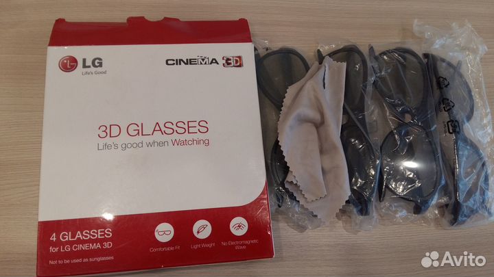 3D очки для LG телевизоров (новые)