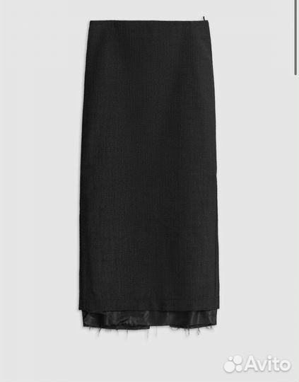 Юбка карандаш макси из твида