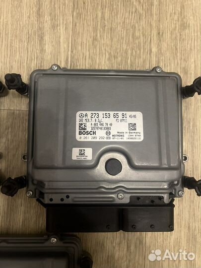Блок управления двигателем на мерседес w221