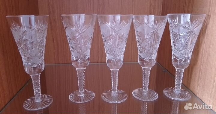 Хрустальные бокалы СССР