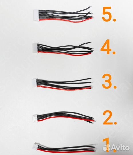 Балансировочные разъемы для 2,3,4,5,6s lipo li-ion