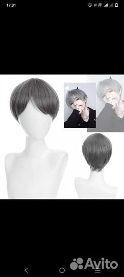 Парик аниме косплей