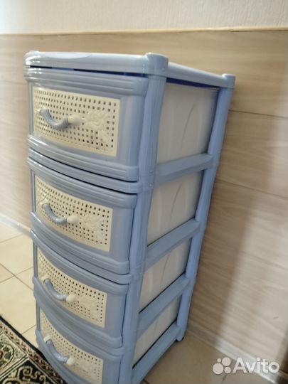 Комод пластиковый с ящиками бу