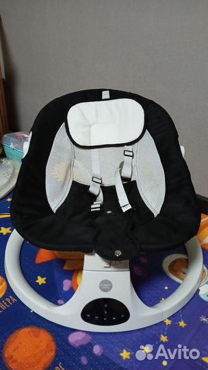 Детские электронные качели шезлонг