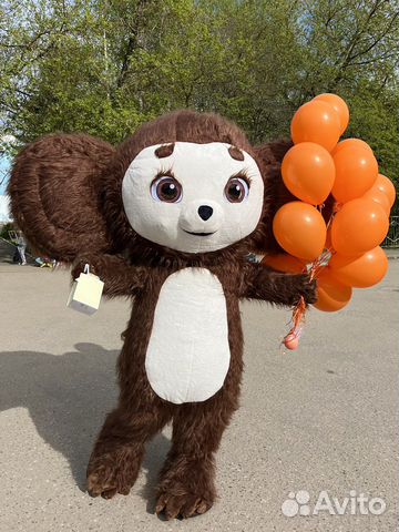 Поздравление от Ушастика. Ростовые куклы