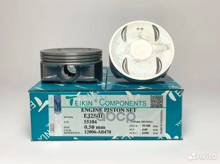 К-кт поршеней 0.50 Subaru Legacy/Forester 2.5