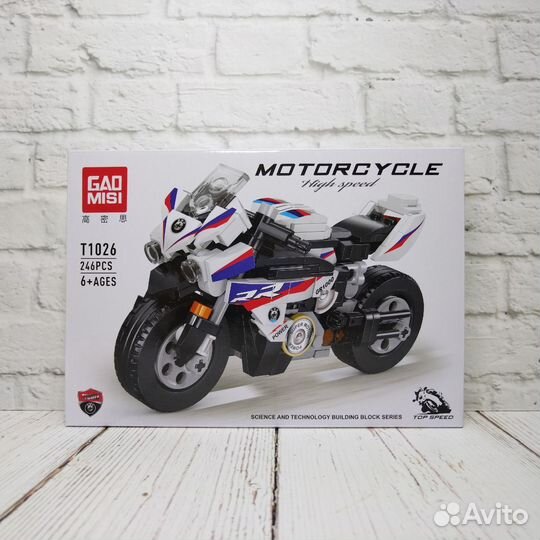 Детский конструктор мотобайк