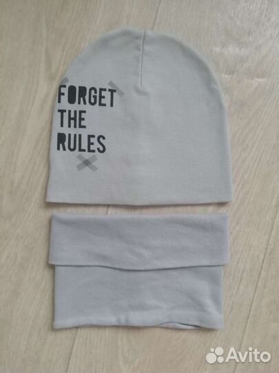 Комплект шапка и снуд