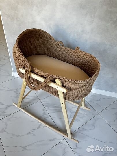 Люлька колыбель вязаная