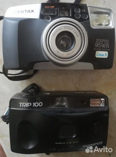 Плёночные фотоаппараты.Olympus Trip и Pentax Espio