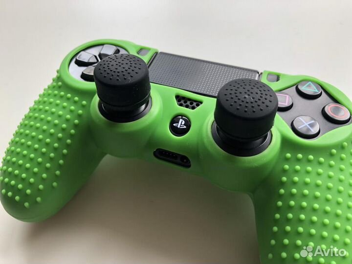 Чехол Non-Slip, зелёный, для контроллера PS4,новый