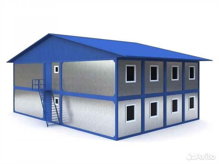 Модульное здание под офис или общежитие (мз-06)