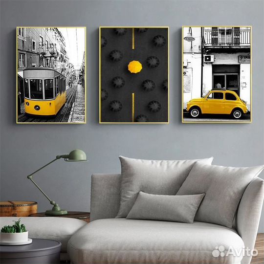 Картины интерьерные черно-белые