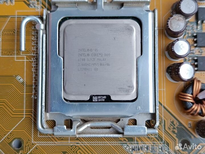 Intel Core 2 Duo E6700, материнка и 4гб DDR2