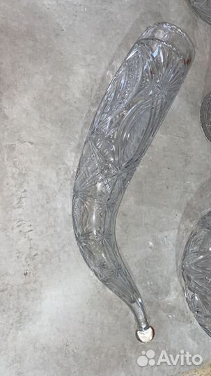 Ваза хрустальная