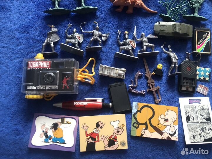 Набор игрушек динозавры 90е СССР