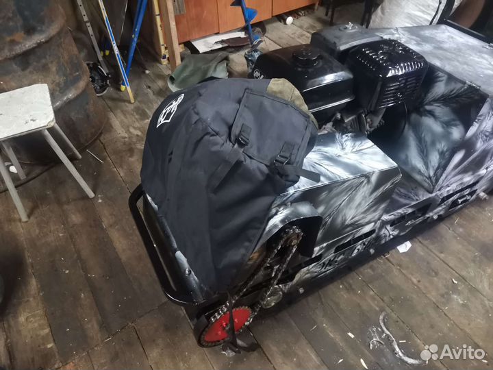 Мотобуксировщик Бурлак Эко Букс