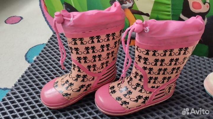 Резиновые сапоги 26 утеплённые